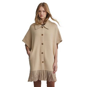 Women's NVLT Mink Eyelash Short Fringe Coatigan