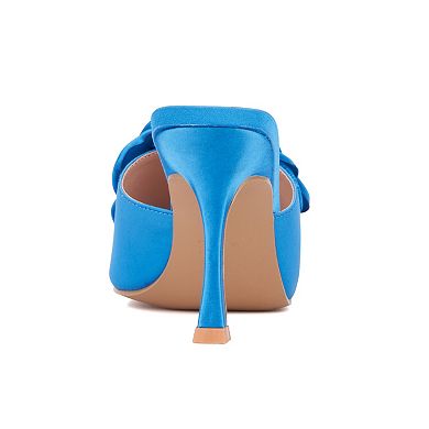 New York & Company Women's Gardenia Slide Heels