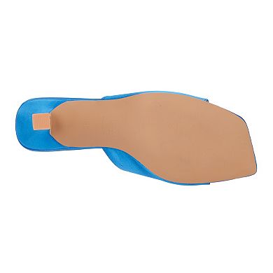 New York & Company Women's Gardenia Slide Heels