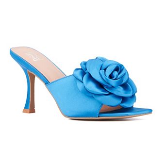 New York & Company Women's Gardenia Slide Heels