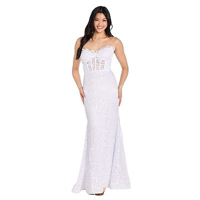 mint lace maxi dress Swiss Dot Lace Maxi Dress main image 0
