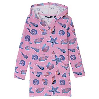Toddler & Girls 4-20 Lands' End Long Sleeve Hooded Terry Cloth Swimsuit Cover-Up