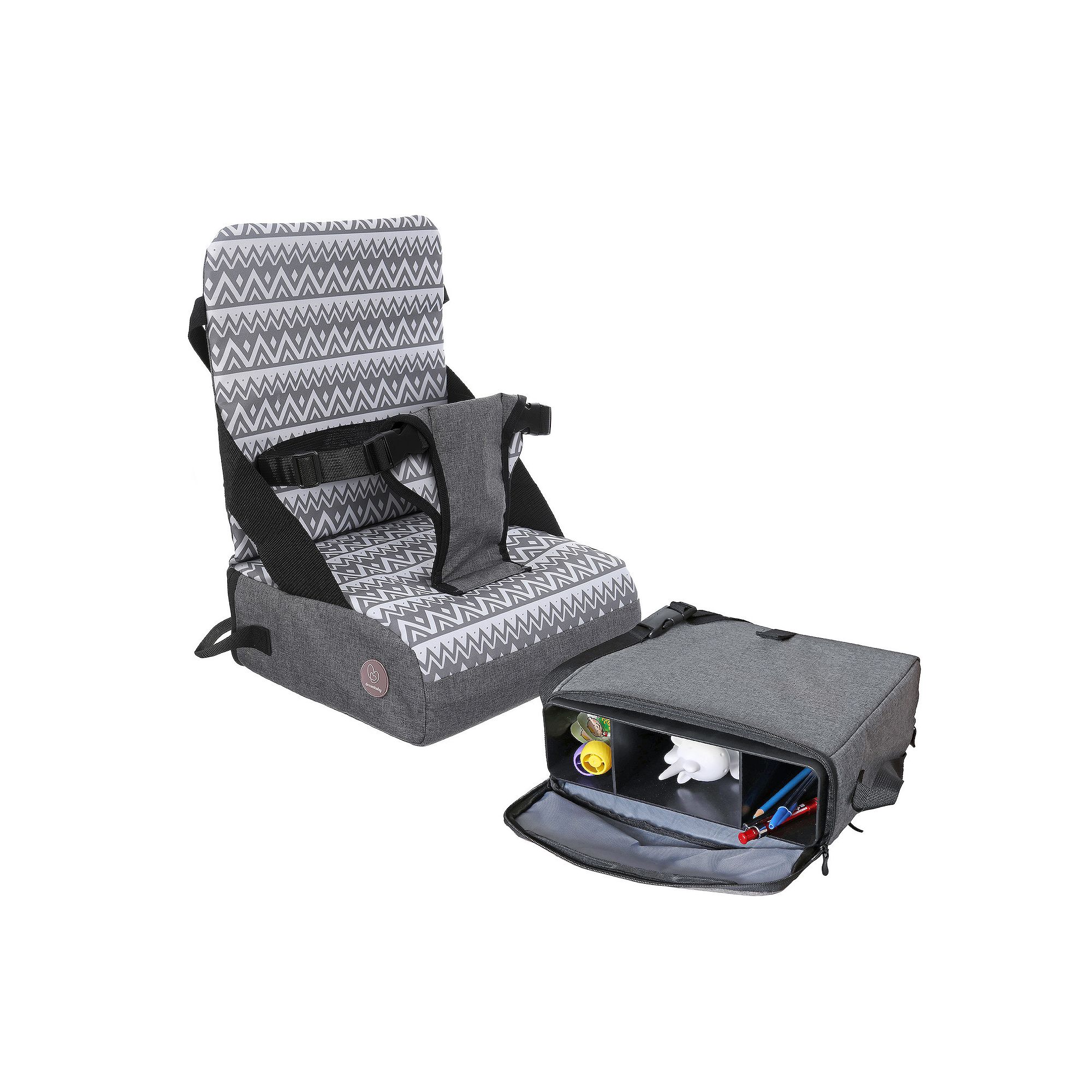 Dreambaby Grab N Go Booster Seat, Gray