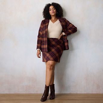 Plus Size LC Lauren Conrad Mini Skirt