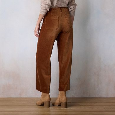 Women's LC Lauren Conrad Super High-Rise Wide Leg Crop Pants