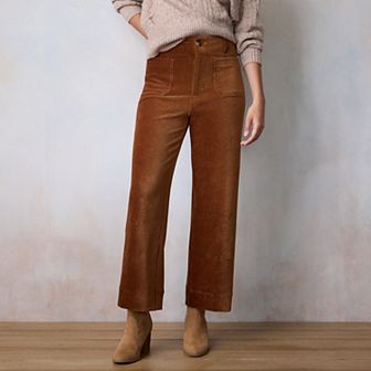 Women's LC Lauren Conrad Super High-Rise Wide Leg Crop Pants