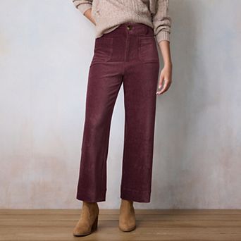 Women's LC Lauren Conrad Super High-Rise Wide Leg Crop Pants