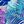 Blue Palm Print