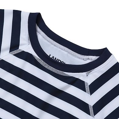 Toddler & Girls 8-16 Lands' End Short Sleeve Swim Rash Guard