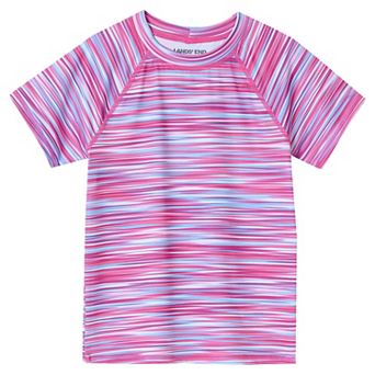 Toddler & Girls 8-16 Lands' End Short Sleeve Swim Rash Guard