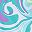 Blue Multi Swirl