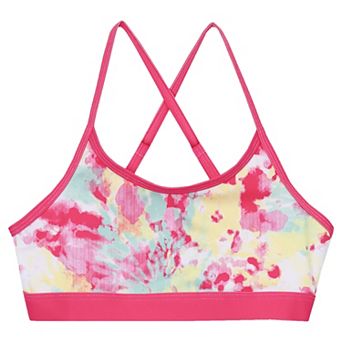 Girls 4-16 Lands' End Chlorine Resistant Criss Cross Swim Top