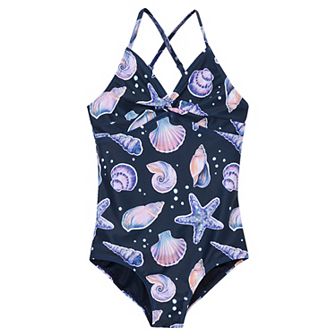 Toddler & Girls 4-16 Lands' End Front Twist One-Piece Swimsuit