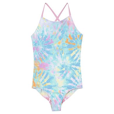 Toddler & Girls 4-16 Lands' End Reversible One-Piece Swimsuit