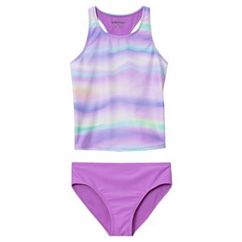 Girls 2-16 Lands' End Chlorine Resistant Tankini Swim Set