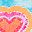 Blue Tie Dye Hearts