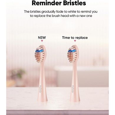 MySmile DY156 Electric Toothbrush Replacement Heads, 3 Packs