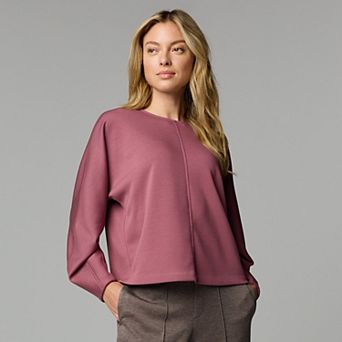 Women's Simply Vera Vera Wang Crewneck Seamed Sweatshirt