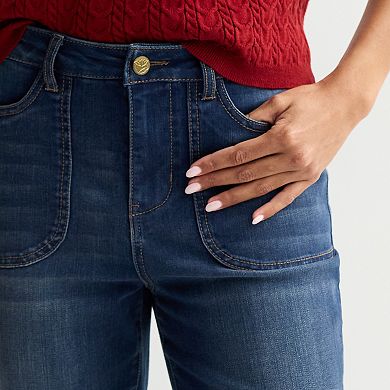 Women's Draper James Patch Pocket Denim Boot Jeans