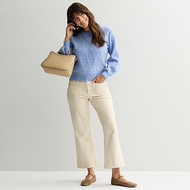 Women's Draper James Patch Pocket Wide Leg Pants