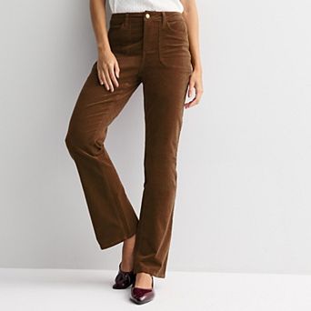 Women's Draper James Patch Pockets Corduroy Baby Boot Leg Pants