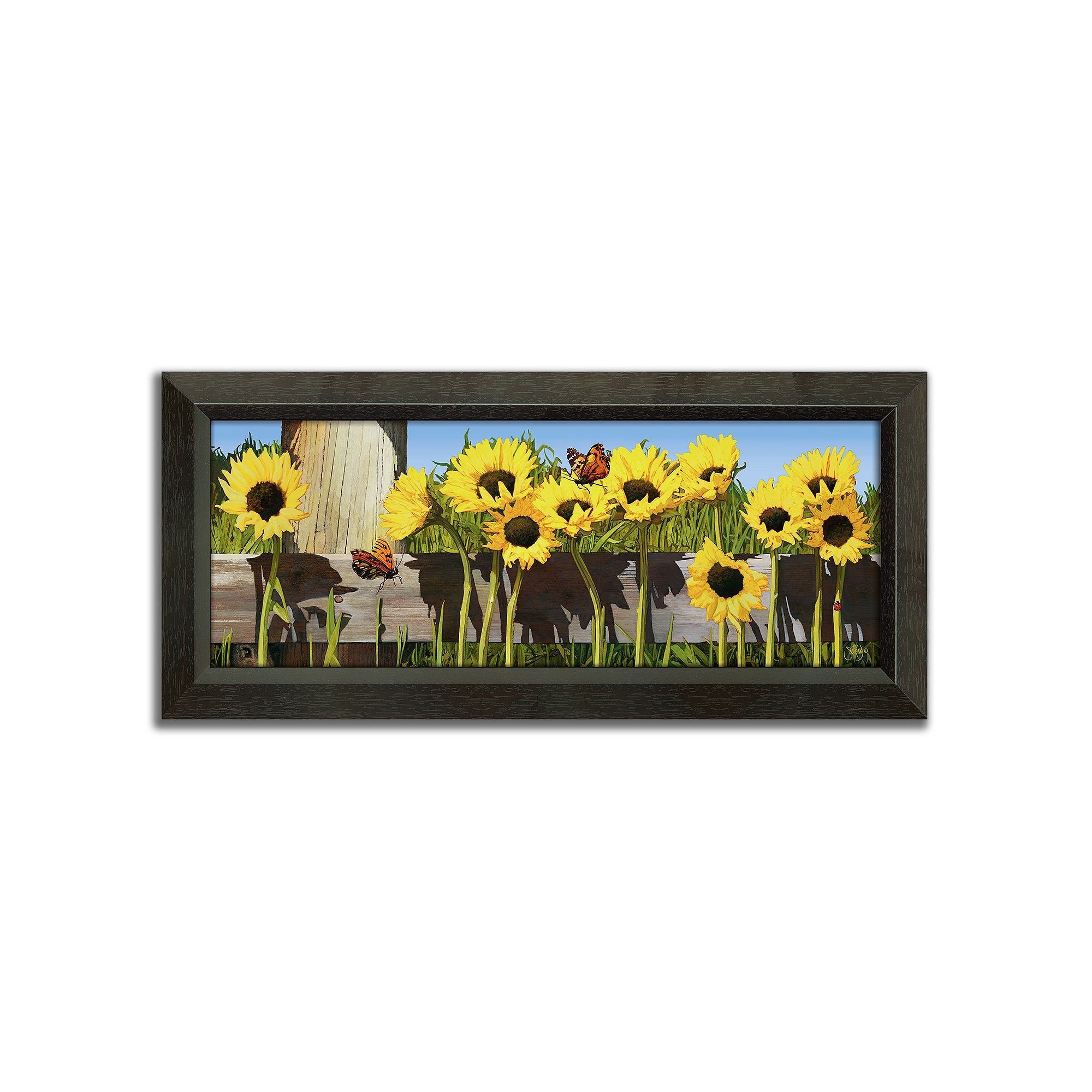Summer Love Framed Canvas Art, Multicolor