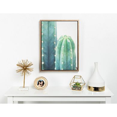 Sylvie Cactus Framed Canvas by F2 Images