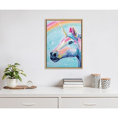 Sylvie Do You Believe in Magic Framed Canvas by Rachel Christopoulos