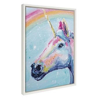 Sylvie Do You Believe in Magic Framed Canvas by Rachel Christopoulos