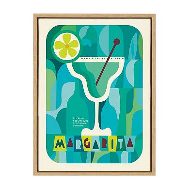 Sylvie MCM Margarita Framed Canvas by Rachel Lee