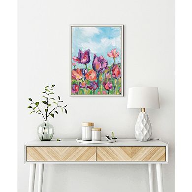 Sylvie Spring Framed Canvas by Rachel Christopoulos