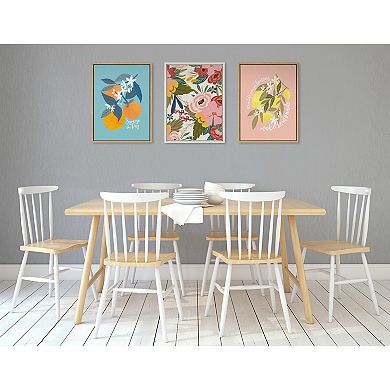 Sylvie Softly Framed Canvas by Mia Charro