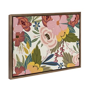 Sylvie Softly Framed Canvas by Mia Charro