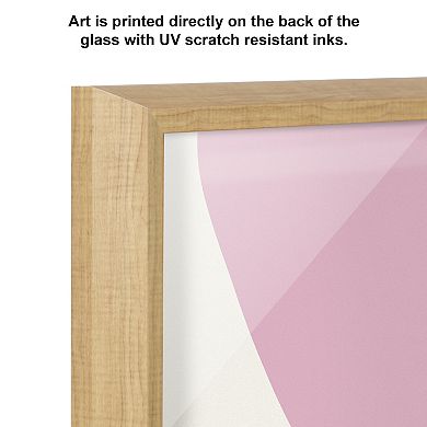 Blake Rainbow Girl Framed Printed Glass by Dominique Vari 18x24