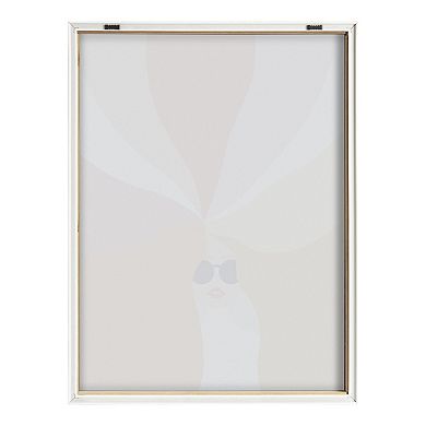 Blake Rainbow Girl Framed Printed Glass by Dominique Vari 18x24