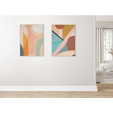 Sylvie Sunrise Over Marrakesh Framed Canvas by Kate Aurelia Holloway