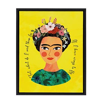 Sylvie Frida Framed Canvas By Mia Charro
