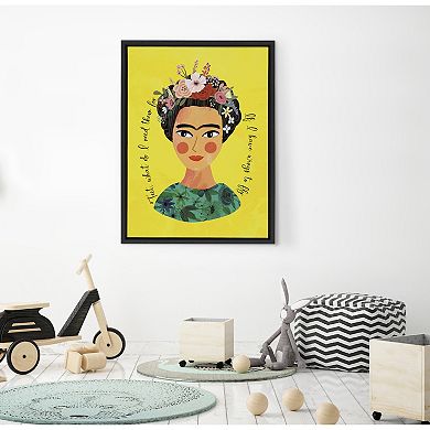 Sylvie Frida Framed Canvas By Mia Charro