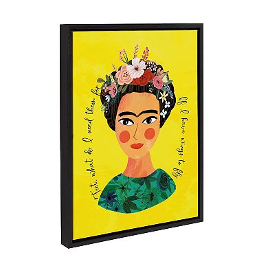 Sylvie Frida Framed Canvas By Mia Charro