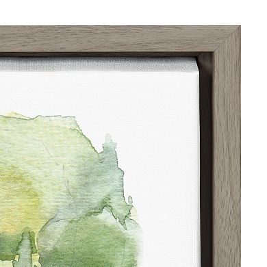 Sylvie Pond Landscape Framed Canvas by Patricia Shaw