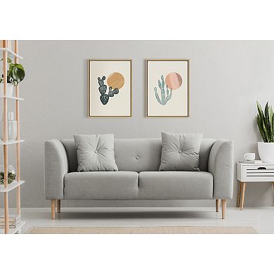 Sylvie Desert Sunrise Framed Canvas by Kate Aurelia Holloway