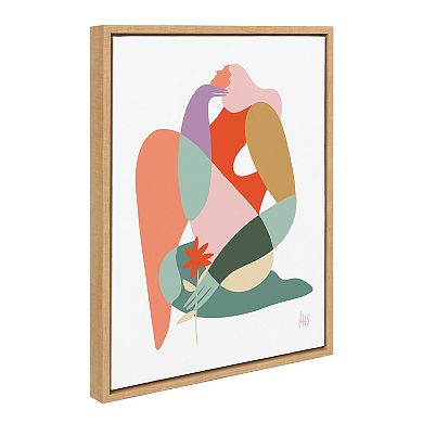 Sylvie My Body Framed Canvas by Maggie Stephenson
