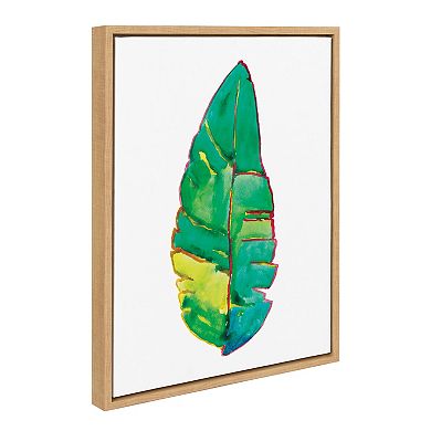 Sylvie Banana Leaf Framed Canvas by Viola Kreczmer