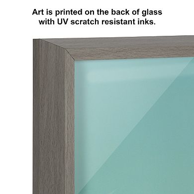 Blake Cocktail Hour Framed Printed Glass by Robert Cadloff of Bomobob 18x24