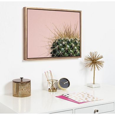 Sylvie Cactus 1 Framed Canvas by F2 Images
