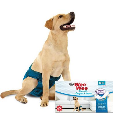 Four Paws Wee Wee Super Absorbent Disposable Diaper Liners