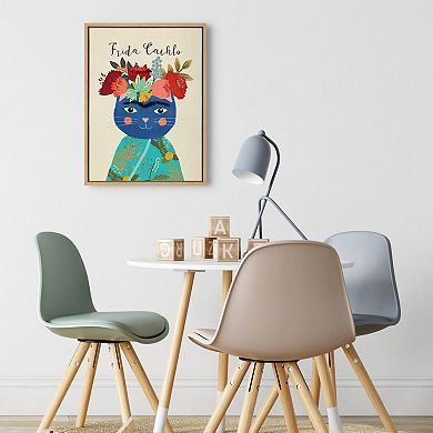 Sylvie Frida Cathlo Framed Canvas by Mia Charro