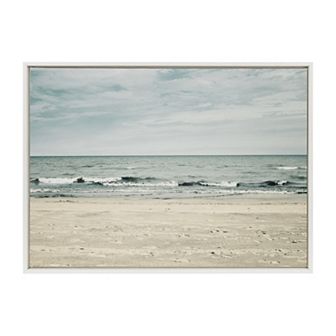 Sylvie Beach 2 Framed Canvas by Emiko and Mark Franzen of F2Images