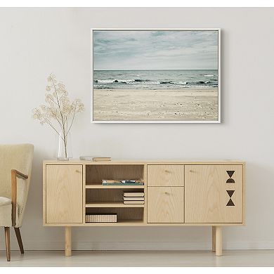 Sylvie Beach 2 Framed Canvas by Emiko and Mark Franzen of F2Images