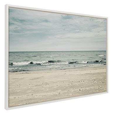 Sylvie Beach 2 Framed Canvas by Emiko and Mark Franzen of F2Images